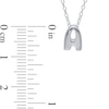 Thumbnail Image 5 of Bubble Letter Initial Pendant in Sterling Silver (1 Letter)