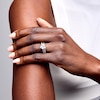 Thumbnail Image 2 of 2-3/8 CT. T.W. Heart-Shaped Certified Lab-Grown Diamond Frame Engagement Ring in 14K White Gold (F/VS2)