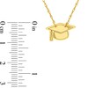 Thumbnail Image 4 of Graduation Cap Necklace in 14K Gold