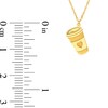 Thumbnail Image 4 of Tilted Coffee Cup Pendant in 14K Gold