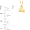 Thumbnail Image 4 of Ice Skate Pendant in 14K Gold
