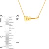 Thumbnail Image 4 of Mini Sideways Guitar Necklace in 14K Gold