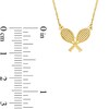 Thumbnail Image 4 of Tennis Racquet Necklace in 14K Gold