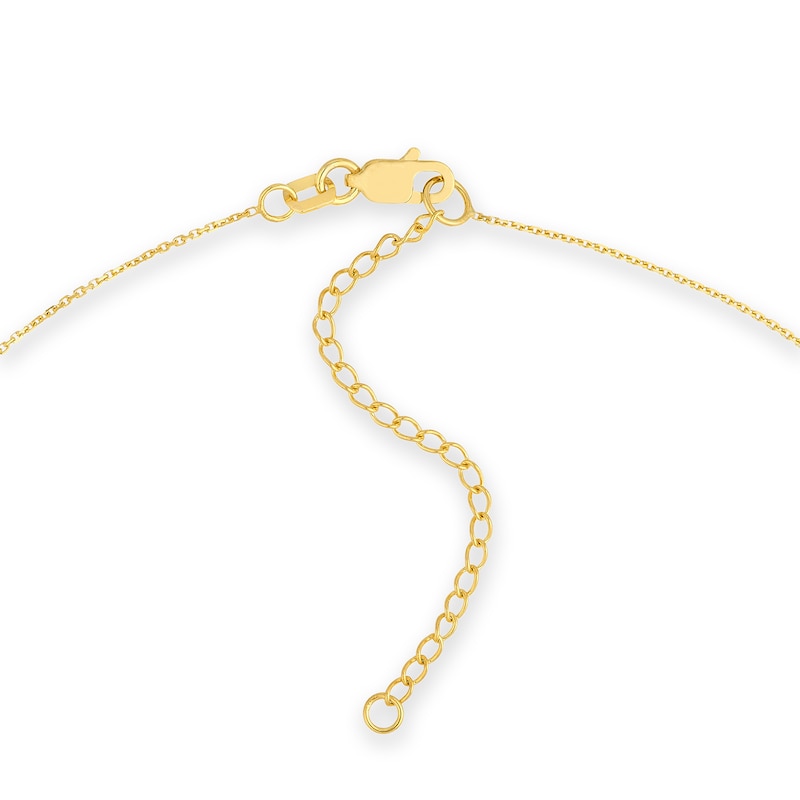 Main Image 3 of Interlocking Rings Pendant in 14K Gold