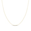Thumbnail Image 1 of 1.3mm Paper Clip Chain Necklace in Solid 14K Gold - 16"