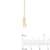 Thumbnail Image 4 of 1.3mm Paper Clip Chain Necklace in Solid 14K Gold - 16"