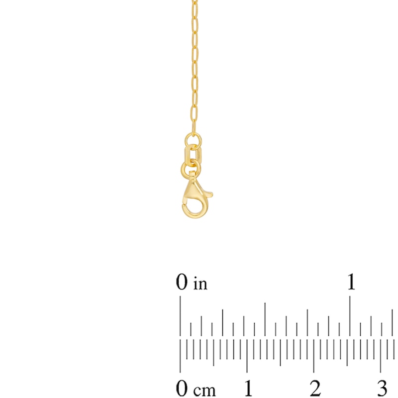 Main Image 4 of 1.3mm Paper Clip Chain Necklace in Solid 14K Gold - 16"