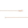 Thumbnail Image 2 of 1.3mm Paper Clip Chain Necklace in Solid 14K Rose Gold - 20"