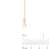 Thumbnail Image 4 of 1.3mm Paper Clip Chain Necklace in Solid 14K Rose Gold - 20"