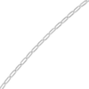 Thumbnail Image 3 of 1.3mm Paper Clip Chain Necklace in Solid 14K White Gold - 20"
