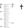 Thumbnail Image 3 of Black Enamel Cross Stud Earrings in Solid 14K Gold