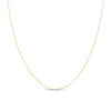 Thumbnail Image 1 of 1.3mm Paper Clip Chain Necklace in Solid 14K Gold - 20"