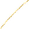 Thumbnail Image 3 of 1.3mm Paper Clip Chain Necklace in Solid 14K Gold - 20"