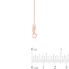 Thumbnail Image 4 of 1.3mm Paper Clip Chain Necklace in Solid 14K Rose Gold - 16"