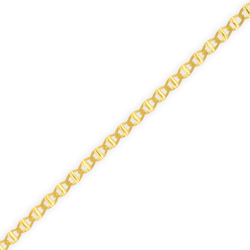 Main Image 2 of 2.2mm Flat Mariner Chain Necklace in Solid 14K Gold - 18"