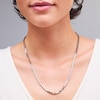Thumbnail Image 2 of 2.8mm Diamond-Cut Zigzag Box Chain Necklace in Solid Sterling Silver - 20"