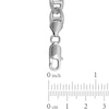 Thumbnail Image 3 of 7.6mm Diamond-Cut Mariner Chain Bracelet in Solid Sterling Silver - 8.5"