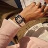 Thumbnail Image 4 of Men’s Bulova Maquina Two-Tone IP Automatic Watch with Tonneau Blue Skeleton Dial (Model: 98A319)