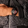 Thumbnail Image 4 of Men’s Citizen Eco-Drive® Star Wars™ Death Star™ Shadow Black IP Rubber Strap Watch (Model: AW1606-06W)