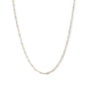 Thumbnail Image 1 of 2.5mm Singapore Chain Necklace in Solid 10K Two-Tone Gold - 18"