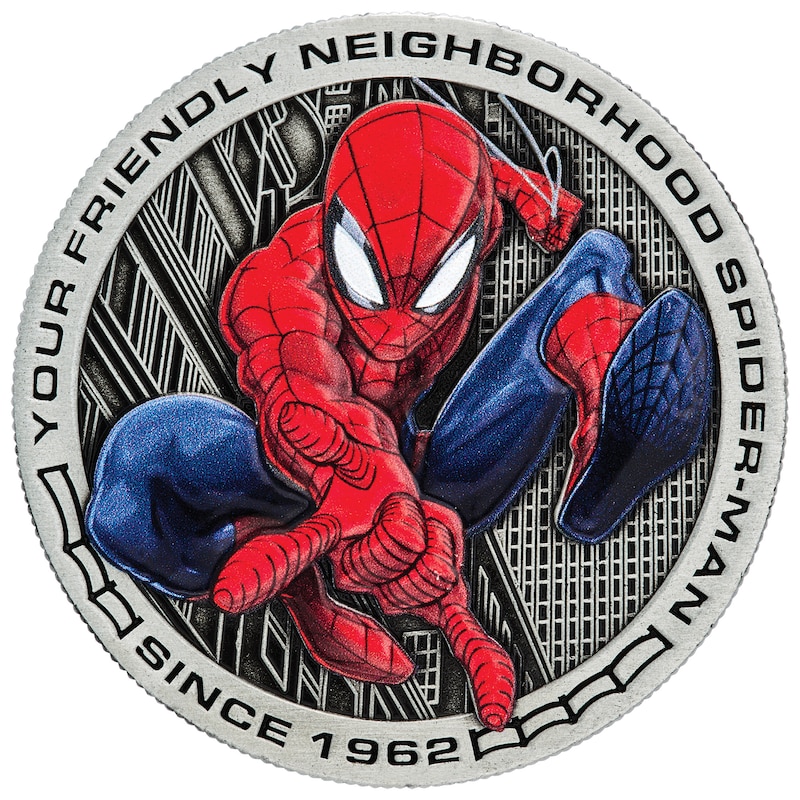 Main Image 5 of Men’s Citizen Eco-Drive® ©Marvel Spider-Man Chronograph Watch and Pin Box Set (Model: CA0855-47W)