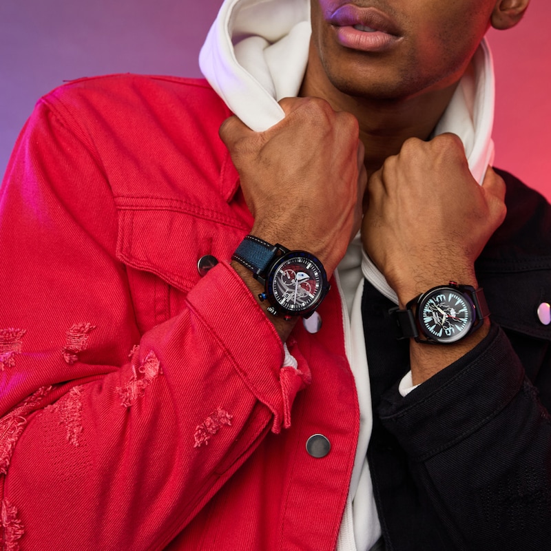 Main Image 7 of Men’s Citizen Eco-Drive® ©Marvel Spider-Man Chronograph Watch and Pin Box Set (Model: CA0855-47W)