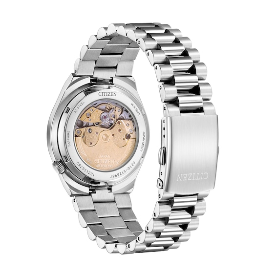 His and Hers Citizen Tsuyosa Automatic Watch Set with Blue Sunray Dials (Model: Pairs-Tsuyosa-25)