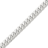 Thumbnail Image 1 of 7.4mm Miami Cuban Curb Chain Necklace in Hollow 10K White Gold - 24"