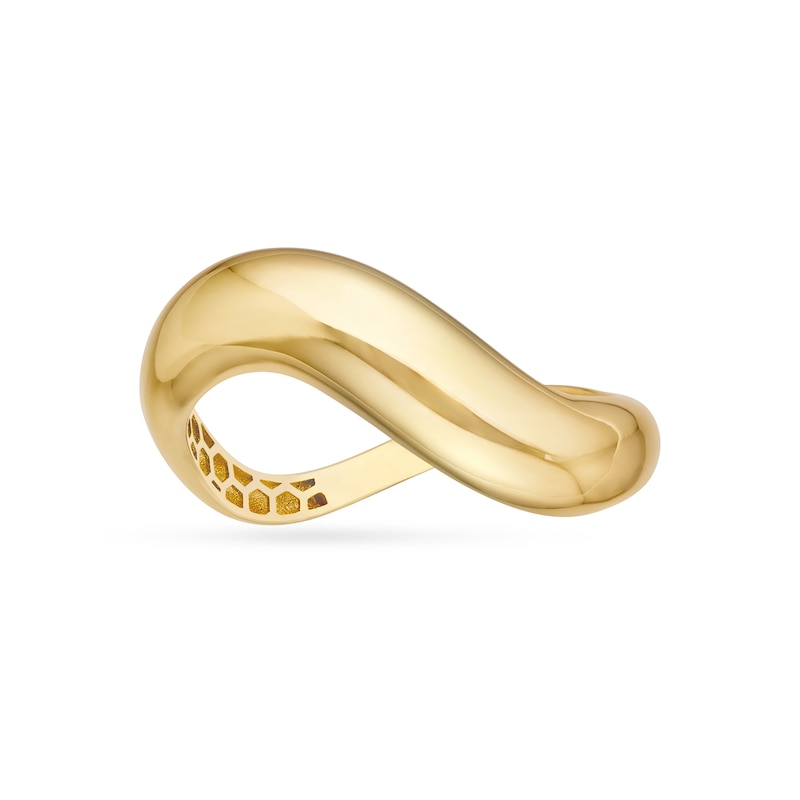 Main Image 1 of Wave Ring in Solid 14K Gold