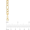 Thumbnail Image 2 of 5.8mm Figaro Chain Necklace in Hollow 14K Gold - 20"