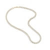 Thumbnail Image 3 of 6.0mm Diamond-Cut Curb Chain Necklace in Hollow 10K Two-Tone Gold - 24"