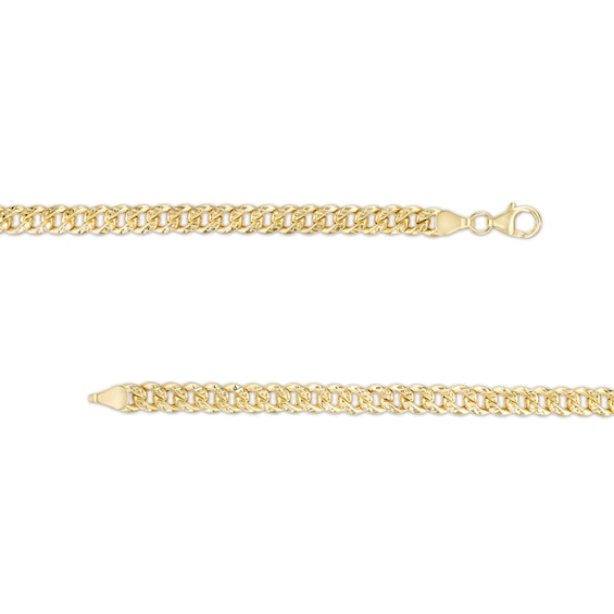 5.7mm Diamond-Cut Miami Cuban Curb Chain Necklace in Hollow 10K Gold - 18"