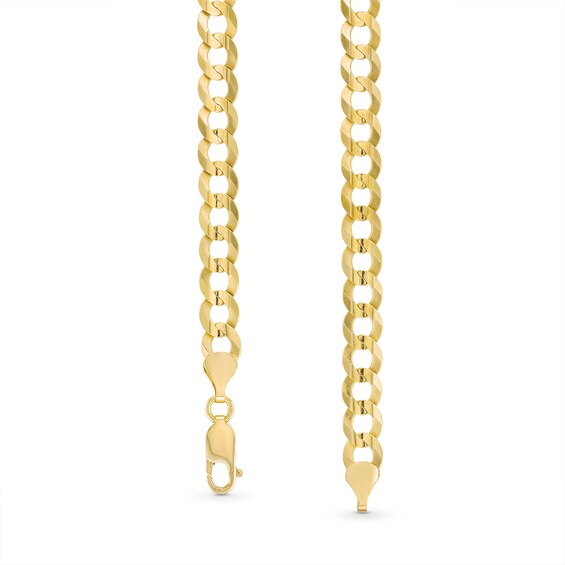 3.15mm Curb Chain Necklace in Solid 14K Gold - 20"