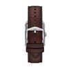 Thumbnail Image 2 of Men’s Fossil Carraway Brown Leather Strap Watch with Rectangular Light Blue Dial (Model: FS6110)