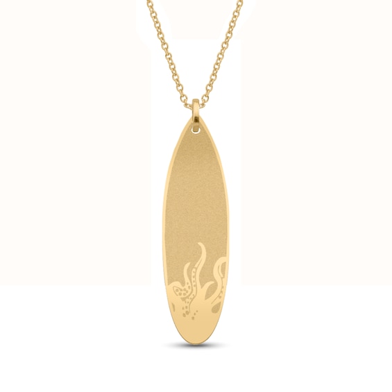 Engravable Surfboard Pendant (1 Line)
