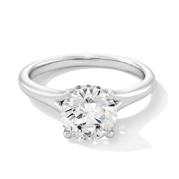 2 CT. T.W. Certified Lab-Grown Diamond Solitaire Split Shank Engagement Ring in 14K White Gold (F/VS2)