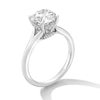 Thumbnail Image 2 of 2 CT. T.W. Certified Lab-Grown Diamond Solitaire Split Shank Engagement Ring in 14K White Gold (F/VS2)