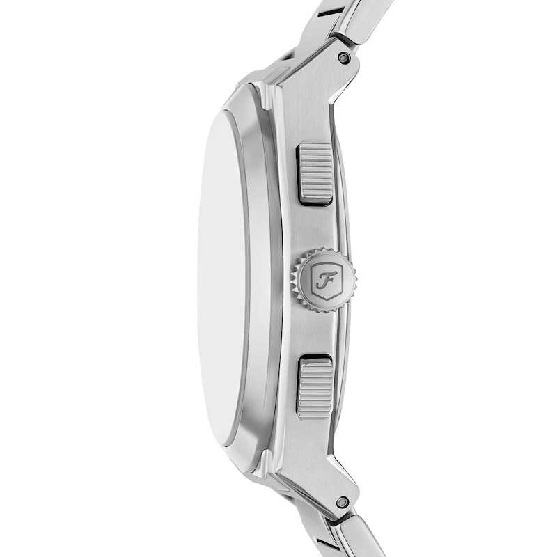 Main Image 3 of Men's Fossil Everett Chronograph Watch with Textured Light Blue Dial (Model: FS6105)