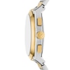 Thumbnail Image 3 of Men's Fossil Everett Two-Tone IP Chronograph Watch with Textured Green Dial (Model: FS6106)