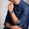 Thumbnail Image 4 of Men's Fossil Everett Grey IP Chronograph Watch with Textured Grey Dial (Model: FS6107)