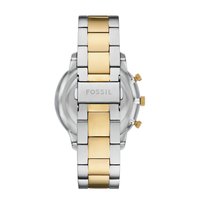 Main Image 2 of Men's Fossil Neutra Two-Tone IP Chronograph Watch with Silver-Tone Sunray Dial (Model: FS6112)