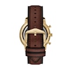 Thumbnail Image 2 of Men's Fossil Neutra Gold-Tone IP Brown Leather Strap Chronograph Watch with Gold-Tone Dial (Model: FS6113)