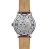 Thumbnail Image 4 of Men’s Fossil Townsman Brown Leather Strap Automatic Watch with Brushed Blue Skeleton Dial (Model: ME3267)