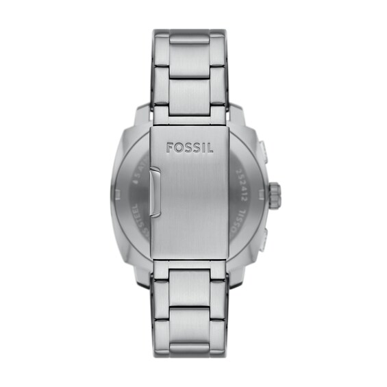 Menâs Fossil Machine Chronograph Watch with Textured Blue Dial (Model: Fs6096)