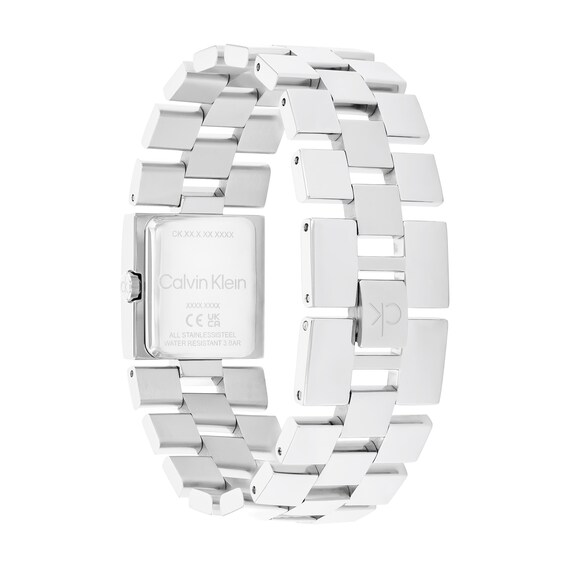 Ladies' Calvin Klein Meridian Watch with Square Silver-Tone Dial (Model: 25100088)
