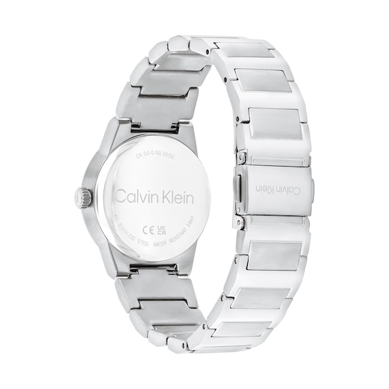 Ladies' Calvin Klein Linear Elegance Watch with Purple Dial (Model: 25100079)