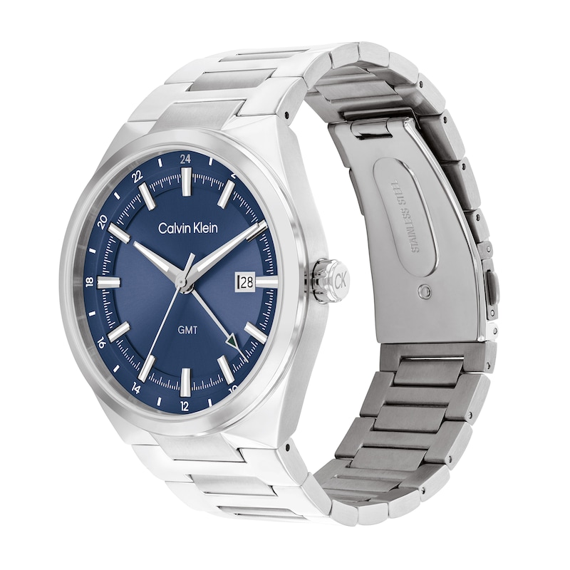 Main Image 2 of Men's Calvin Klein Distinguish GMT Watch with Blue Dial (Model: 25200488)