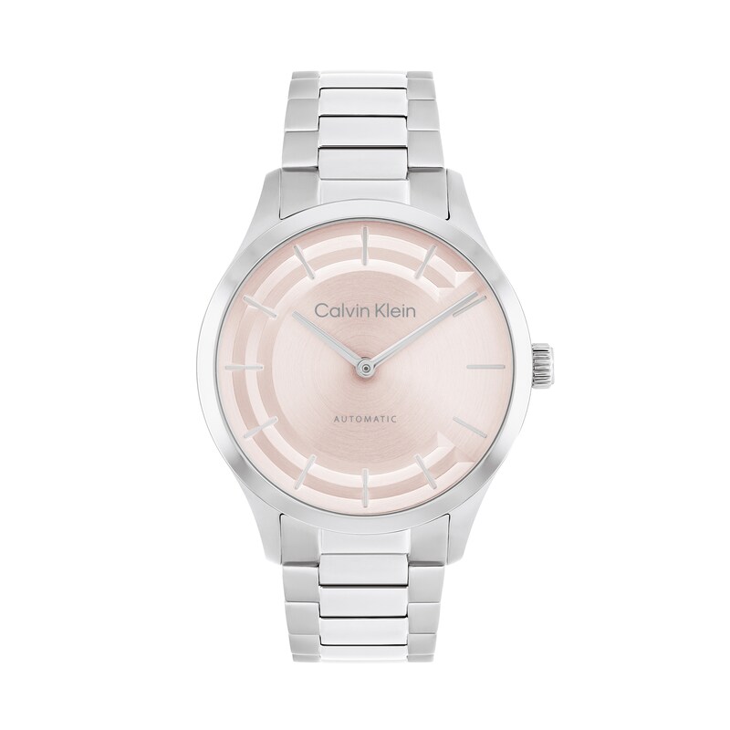 Main Image 1 of Ladies' Calvin Klein Iconic Automatic Watch with Pink Dial (Model: 25100102)
