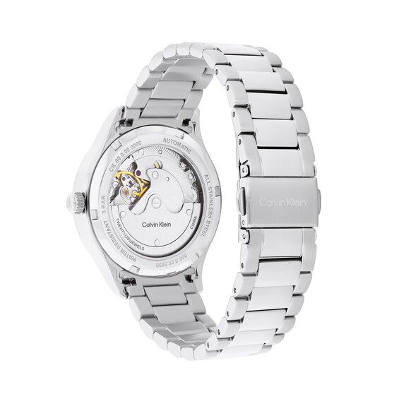 Ladies' Calvin Klein Iconic Automatic Watch with Pink Dial (Model: 25100102)