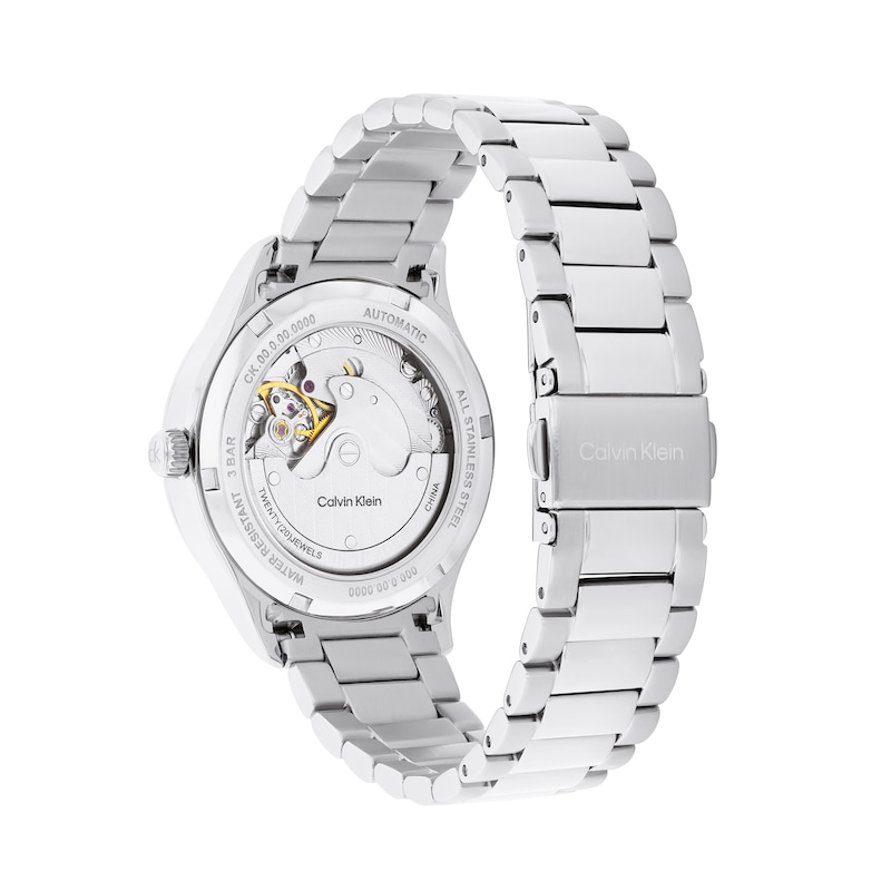 Main Image 3 of Ladies' Calvin Klein Iconic Automatic Watch with Pink Dial (Model: 25100102)